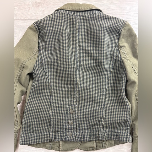 Anthropologie Hei Hei Delaine Houndstooth Utility Jacket - Picture 7 of 11